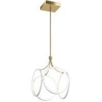 Lampe LED à suspendre Moderne L : 35,6 cm en...