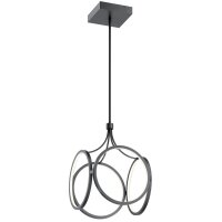 Lampe à suspendre LED métal L : 35,6 cm...