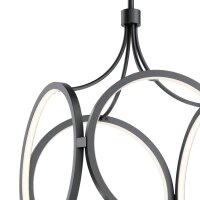 Lampe à suspendre LED métal L : 35,6 cm...