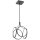 Lampe à suspendre LED métal L : 35,6 cm 3000 K noir