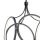 Lampe à suspendre LED métal L : 35,6 cm 3000 K noir