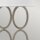 Applique murale métal tissu verre hauteur 51,5 cm 5x E14 élégante