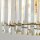 Suspension cristal 4x E27 47 cm de large réglable en hauteur