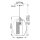 Lampe à suspendre verre métal Ø 21,6 cm H : max. 307,9 cm rond