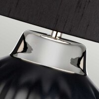 Lampe de table noir argent 56,2 cm de haut E27...