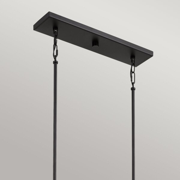 Suspension en métal L : 101,6 cm réglable en hauteur Noir Or