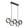 Suspension en métal L : 101,6 cm réglable en hauteur Noir Or