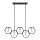 Suspension en métal L : 101,6 cm réglable en hauteur Noir Or