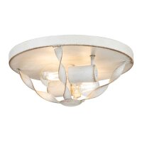 Lampe de plafonnier style rustique D : 33 cm rond Shabby...