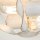 Lampe de plafonnier style rustique D : 33 cm rond Shabby blanc antique
