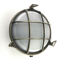 Applique extérieure laiton massif verre D : 24 cm...