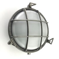 Applique extérieure laiton verre rond Ø 24...