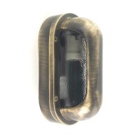 Applique extérieure Maritim verre laiton E27 IP64...