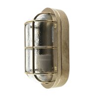 Applique extérieure laiton verre E27 IP64 23 cm de...