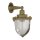 Applique extérieure laiton véritable verre hauteur 30 cm IP64 E27