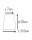 Lampe dextérieur murale laiton verre GU10 IP54 H : 10 cm Downlight