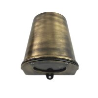 Lampe dextérieur murale laiton massif verre GU10...
