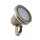Lampe de sol ext&eacute;rieure orientable laiton verre hauteur 10 cm IP64