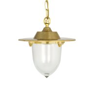 Lampe à suspendre dextérieur laiton verre D...