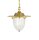 Lampe à suspendre dextérieur laiton verre D : 25 cm rond IP44 E27