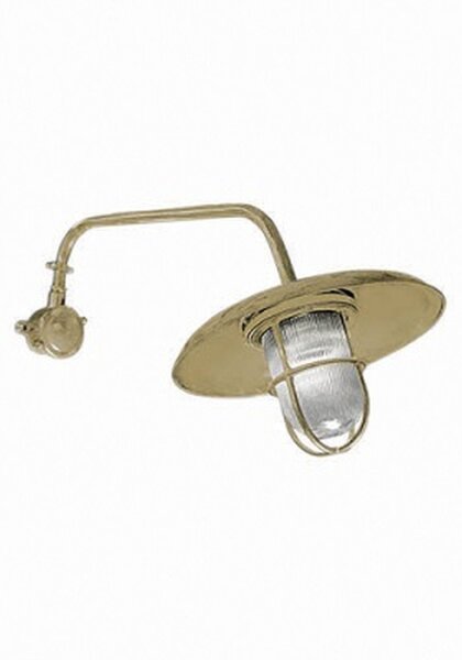 Lampe dextérieur saillante mur IP44 laiton verre pour E27