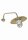 Lampe dextérieur saillante mur IP44 laiton verre pour E27