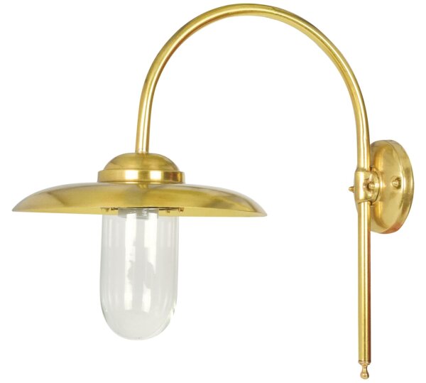 Applique extérieure laiton verre E27 IP44 H : 45 cm Maritim