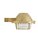 Applique murale extérieure laiton massif verre 14 cm de large IP64 E27