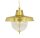 Lampe dextérieur laiton véritable verre E27 IP43 Ø 41 cm rond