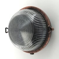 Applique murale ext&eacute;rieure laiton verre E27 IP64...