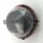 Applique murale ext&eacute;rieure laiton verre E27 IP64 &Oslash; 17,5 cm rond