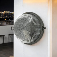 Kellerlampe laiton v&eacute;ritable verre E27 IP64...