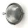 Applique murale ext&eacute;rieure laiton v&eacute;ritable verre E27 IP64 &eacute;tain rond