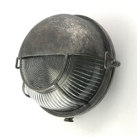 Applique ext&eacute;rieure laiton massif verre E27 IP64 D...