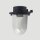 Petite lampe murale ext&eacute;rieure en laiton v&eacute;ritable verre E27 IP64 18 cm de haut