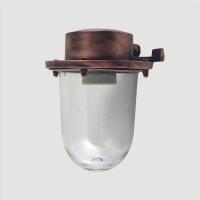 Applique extérieure en laiton verre E27 IP64 H :...