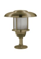Lampe de socle laiton verre E27 IP64 32 cm de haut Maritim