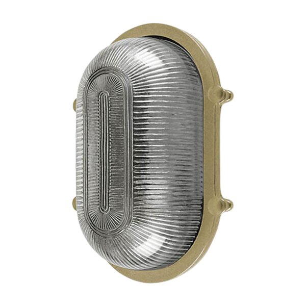Applique extérieure laiton verre 26 cm IP64 Maritim THERA