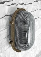 Lampe de cave laiton véritable verre 26 cm de...