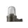Applique ext&eacute;rieure laiton verre H : 15 cm IP64 nickel mat