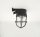Lampe de bateau murale verre laiton E27 IP64 noir antique