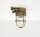 Lampe dext&eacute;rieur mur verre laiton E27 IP64 H : 16,5 cm