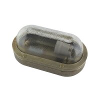 Lampe de cave laiton véritable verre E27 IP64 23...