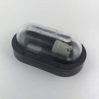Lampe de cave laiton véritable verre E27 IP64 L :...
