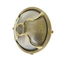 Lampe dextérieur murale laiton verre D : 17,5 cm...