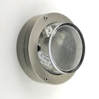 Lampe de cave verre laiton massif G9 IP64 Ø 14 cm...