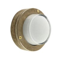 Petite lampe murale ronde Ø 14 cm laiton verre...