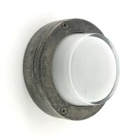 Applique ext&eacute;rieure laiton verre D : 14 cm rond...