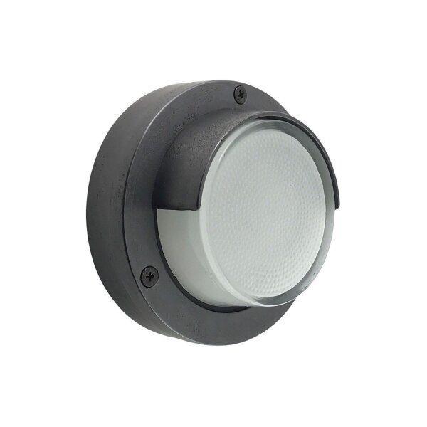 Lampe dextérieur murale laiton véritable verre G9 IP64 ronde Ø 14 cm