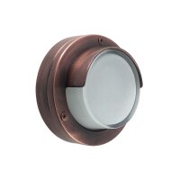 Applique ext&eacute;rieure laiton massif verre G9 IP64...